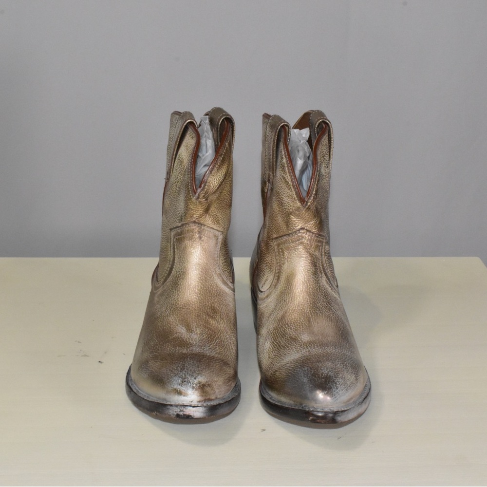 Frye Billy Short Boot, Light Gold, Size 8.5